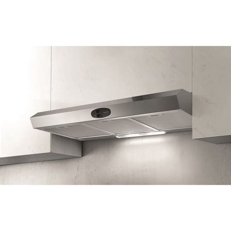 slimline stainless steel 90cm hood